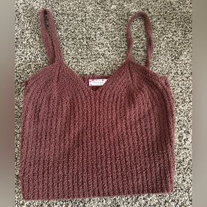 Altar'd State Textured Brown Camisole